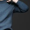 Men's Mock Turtleneck Knitted Sweater Long Sleeve Basic Casual Pullover Sweater Half Neck Thermal Pullover Tops (Cyan,Large) view 4