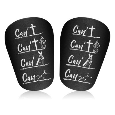 PBT & EVA Shin Guards - Mini Soccer Protective Guards for Teens & Adults (Black, 2pcs)
