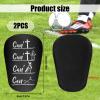 PBT & EVA Shin Guards - Mini Soccer Protective Guards for Teens & Adults (Black, 2pcs) view 2