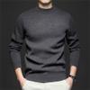 Men's Mock Turtleneck Knitted Sweater Long Sleeve Basic Casual Pullover Sweater Half Neck Thermal Pullover Tops (Grey,3X-Large) view 2