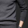 Men's Mock Turtleneck Knitted Sweater Long Sleeve Basic Casual Pullover Sweater Half Neck Thermal Pullover Tops (Grey,3X-Large) view 4