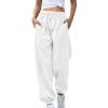 Cheyubny Athletic Pants for Women High Waisted Joggers Hiking Lightweight Joggers with Pockets Track Lounge Trousers view 1