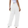 Cheyubny Athletic Pants for Women High Waisted Joggers Hiking Lightweight Joggers with Pockets Track Lounge Trousers view 2