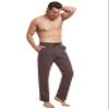 baleaf Men's Golf Pants Baggy Loose Sweatpants Open Bottom Cotton Pajamas Lightweight Yoga Pants with Pockets Lounge Hiking Brown S view 4