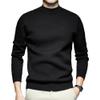 Men's Mock Turtleneck Knitted Sweater Long Sleeve Basic Casual Pullover Sweater Half Neck Thermal Pullover Tops (Black,XX-Large) view 1