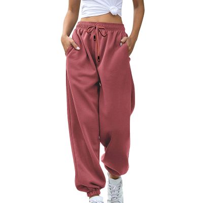 Cheyubny Fleece Sweatpants Women Sweatpants Women Baggy