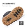 Ahannie Kids Boys Winter Snow Boots Waterproof Anti-Slip Warm Outdoor Shoes(Toddler/Little Kid/Big Kid)(Black-10) view 4