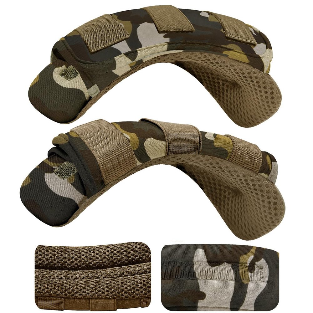 ZINMARK 2-Pcs Tactical Vest Strap Pads, Backpack Cushion, Camouflage Green
