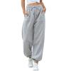 Cheyubny fleece lined joggers women view 2