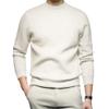 Men's Mock Turtleneck Knitted Sweater Long Sleeve Basic Casual Pullover Sweater Half Neck Thermal Pullover Tops (Apricot,Medium) view 1