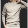 Men's Mock Turtleneck Knitted Sweater Long Sleeve Basic Casual Pullover Sweater Half Neck Thermal Pullover Tops (Apricot,Medium) view 3