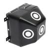 Boxing Training Wall Target, Black 11.81x11.81x9.84inch Wall Mount Uppercut Boxing Bag Wall Mount Hook and Uppercut Punching Bag Training Punching Target Bag 4 Hit Points for Home and Gym Workout view 4