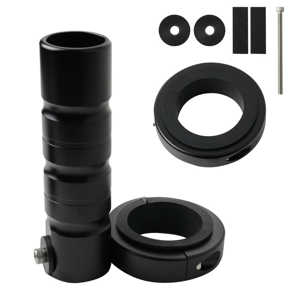 Wakeboard Tower Flag Holder, Boat Flag Pole Bracket Kits Rail Mount Without Drilling Black