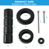 Wakeboard Tower Flag Holder, Boat Flag Pole Bracket Kits Rail Mount Without Drilling Black view 4