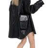 HOUNIIXIE 2023 NEW Crossbody Bag Halloween Coffin Shape Purse Small Cellphone Bag Festival Bag for Girl Women Rivet Handbag view 2