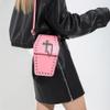 HOUNIIXIE 2023 NEW Crossbody Bag Halloween Coffin Shape Purse Small Cellphone Bag Festival Bag for Girl Women Rivet Handbag view 3