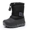 Ahannie Kids Boys Winter Snow Boots Waterproof Anti-Slip Warm Outdoor Shoes with Side Zipper(Toddler/Little Kid/Big Kid)(Black-9) view 1