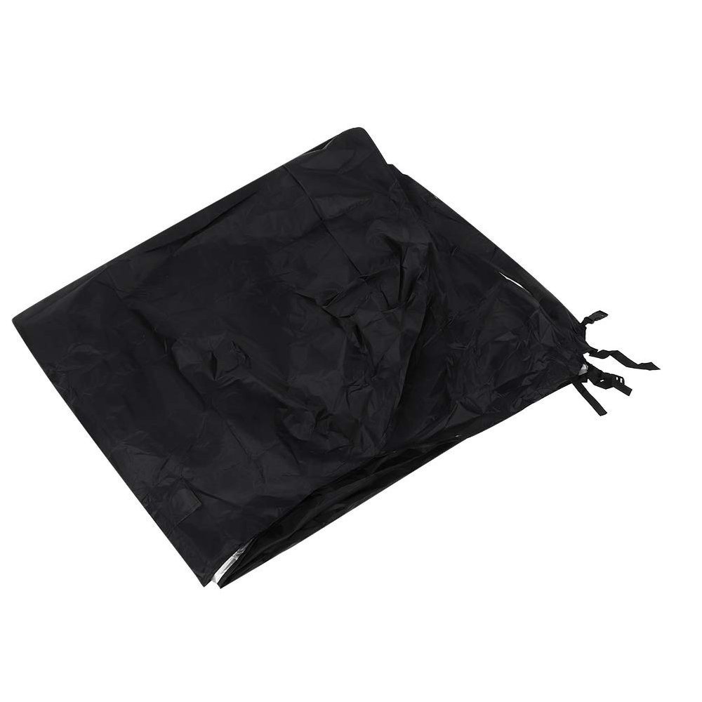 Black Dust Proof Table Tennis Table Cover for Outdoor Courtyard Patio, 280 153 73cm Outdoor Courtyard Patio Dust Proof Table Tennis Table Cover, Black