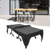 Black Dust Proof Table Tennis Table Cover for Outdoor Courtyard Patio, 280 153 73cm Outdoor Courtyard Patio Dust Proof Table Tennis Table Cover, Black view 3