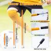 Vztipki Speed & Agility Training Equipment-20ft Agility Ladder, 6 Poles, 12 Soccer Cones, Resistance Parachute, Jump Rope, Soccer Football Basketball Sport Training Set for Kids Youth Adults view 3
