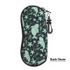 COFLGRYU Manatee Soft Sunglasses Case for Men Women, Ultra Light Neoprene Zipper Eyeglass Portable Glasses Case with Belt Clip view 3