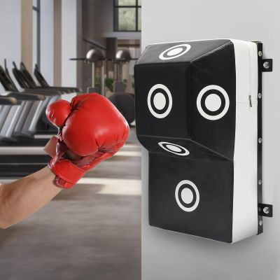 Wall Mount Uppercut Boxing, 6 Hitting Targets, 4 Positioning Holes, Defense 90 N, for Training Uppercut, Hook, Knee, Elbow and Other Punches