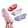 Bestgift Hanfu Shoes Ancient Style Embroidered Shoes Girls Cloth Shoes White 2 5.5 view 2