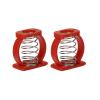 2 Pcs Folding Bikes Rotating Handle Spring Buckle, Bike Seat Clamp Spring C-Buckle Paralleler, Plastic Faltrad Spare Replacement Parts For Hinge Clamp Sping(red) view 4