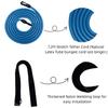 WONEWTH Swim Tether Stationary Swimming,2M Pool Swim Bungee Cords Resistance Band,Swim Trainer Harness Belts for Adults Exercise (Red) view 2