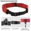 WONEWTH Swim Tether Stationary Swimming,2M Pool Swim Bungee Cords Resistance Band,Swim Trainer Harness Belts for Adults Exercise (Red) view 3