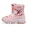 Kids Winter Hiking Boots, Waterproof and Slip-Resistant Snow Boots for Boys and Girls, Durable Outdoor Winter Shoes with Warm Fur Lining and Steel Buckle (Toddler/Little Kid/Big Kid) Pink Camo 31 view 2