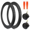 WEEROCK 27.5 Inch Bike Tire, 2 Pack 27.5 X 2.1ETRTO:54-584 mm Bicycle Tires, Mountain Bike Tire Set, with 27.5X 1.75/2.125 Inner Tubes, Folding Bead Replacement Tyre for 27.5 Inch Bicycles MTB view 1