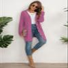 Askyes Womens Cardigan Sweater Cute Work Warm Elegant Cardigans 2025 Long Sleeve Cardigan for Women,Bright Purple,M view 3