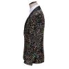 Sdeycui Mens Sequin Blazer Suit Jacket One Button Casual Sport Coats view 2