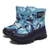 Kids Winter Hiking Boots, Waterproof and Slip-Resistant Snow Boots for Boys and Girls, Durable Outdoor Winter Shoes with Warm Fur Lining and Steel Buckle (Toddler/Little Kid/Big Kid) Sky Blue Camo 35 view 1