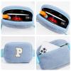 YOOLIFE Gifts for Girls Teen Kids - Birthday Gifts for 3 4 5 6 7 8 9 10 11 12 13 Year Old Girls, Gifts for Girls Teen Daughter Sister, Initial Crossbody Bag Belt Bag Fanny Pack, Blue F view 3