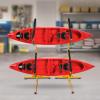 BILPIKOGoo Freestanding Kayak Storage Rack for 2 Kayaks, Load 240 Lbs Heavy Duty Kayak Holder with Adjustable Straps,Garage Storage Rack for Kayaks,Canoes,SUP view 3