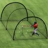 Hazacl Baseball Batting Cage for Backyard, Softball Cage Batting Net Portable with Carrying Bag Detachable Door with Hitting Target for Batting Training Pitching Practice (22 ft) view 1