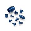 1 Set Black Titanium Screw & Pivot Kit Compatible With Spyderco Para 3 C223 Pocket Knife, Screws Include Pivot Screw and Assembly, Handle Screws and Assemblies and Clip Screws (Blue) view 1