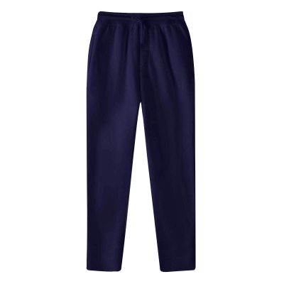 AQAYL Sweatpants for Men Athletic Workout Pants Drawstring Joggers Straight Leg Sweat Pants Open Bottom Sweats with Pockets Navy