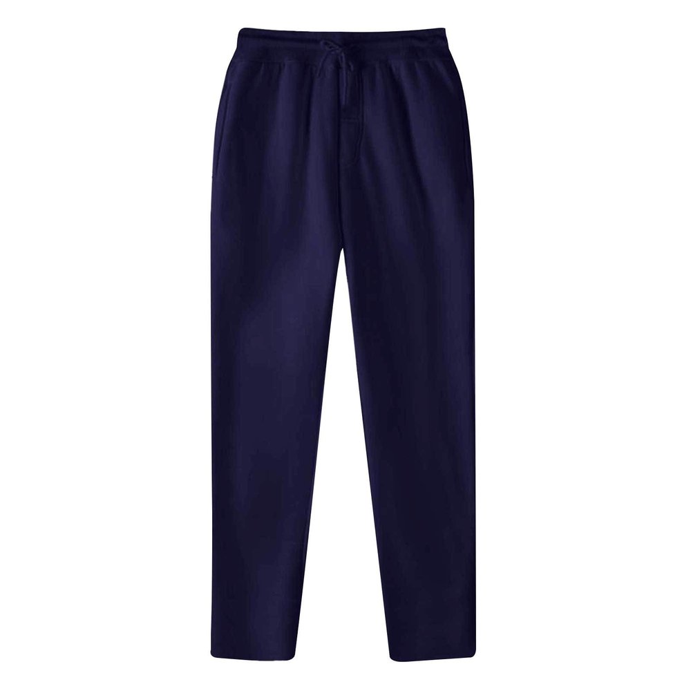 AQAYL Sweatpants for Men Athletic Workout Pants Drawstring Joggers Straight Leg Sweat Pants Open Bottom Sweats with Pockets Navy