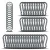 25pcs d5 mini Locking Carabiner Clip GaryGourd-Shape Mini Carabiner Keychain Aluminum Alloy Carabiner Snap Hook and Clip Hook for Attaching Equipment to Backpack or Belt Not for Climbing view 1