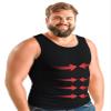 ARMSTRONG AMERICA Compression Shirt for Men | Gynecomastia Compression Tank Top Men | Mens Shapewear Compression Shirts (US, Alpha, Large, Regular, Tall, Black) view 1