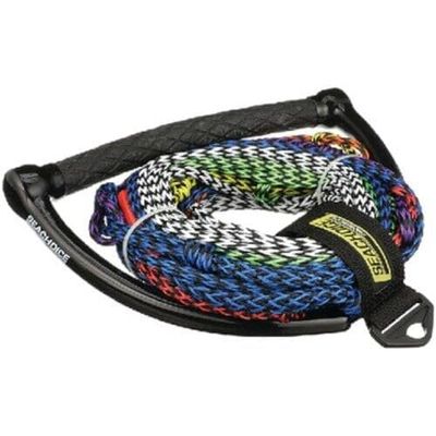 8 Section 70 Ft Water Ski or Wakeboard Rope with 13 Inch Textured Rubber Handle