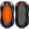 Cbroer 2 Pack Hand Warmers Rechargeable, 6000mAh AI Smart Chips Hand Warmers, Long Lasting Portable Heater for Christmas Xmas, Golf, Hunting Gear, Camping Accessories (Black, Normal) view 1