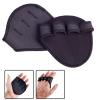 HDNSAUD Workout Grip Pads Lifting Palm Dumbbell Grips Pads Unisex Anti Skid Weight Cross Training Gloves Gym Workout Fitness Sports for Hand Protector(Blue Grips Pads) view 2