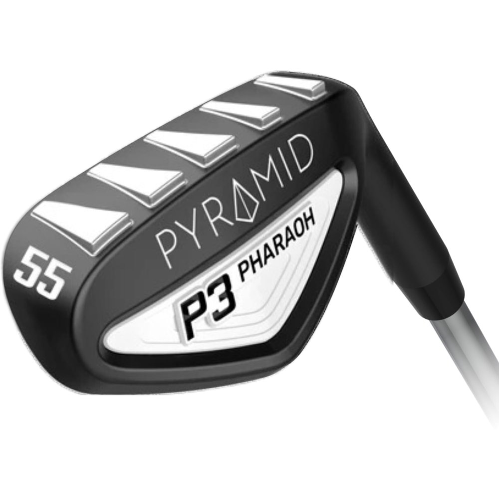Pyramid Pharaoh P3 Golf Wedges: 55 Wedges, Left & Right Handed Golf Clubs for Man Sand Wedge, Pitching Wedge, Gap Wedge for Precision Chipping and Short Game Mastery