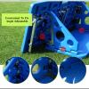 BXKCFYBSQ Football Rebound Board,Foldable Football Training Equipment,Soccer Training Wall,Impact Resistant Adjustable Angle,for Control Passing Shooting Practice view 3