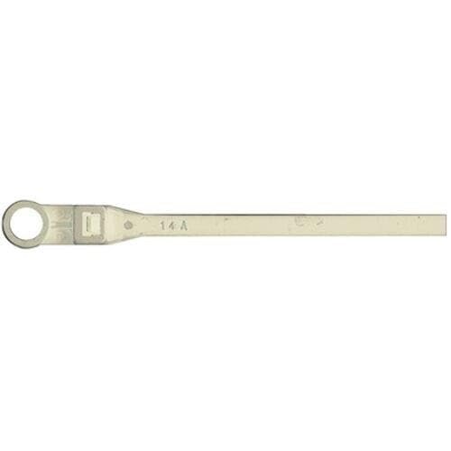 5014291 25 Pack of 7-1/2" Natural White Cable with Mounting Hole for Boats 50-14291