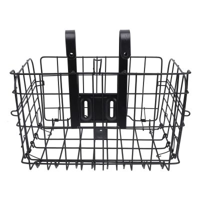 Basket Front Baskets for Women Front Basket with Removable Liner Bag Large Iron Mountain Basket for Grocery Shopping Picnic